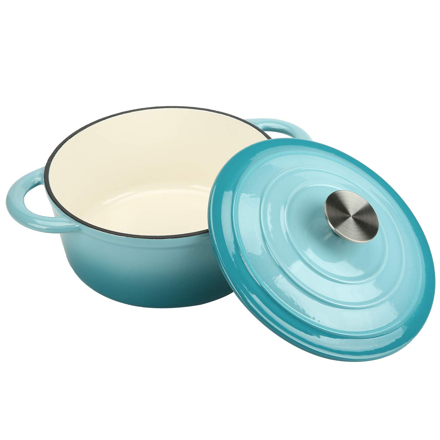 Dutch Oven Enamel - 26 Cm Geëmailleerde Gietijzeren Nederlandse Oven