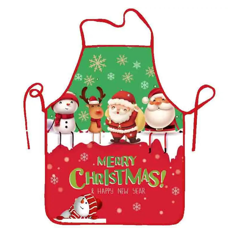 Home Cooking Dinner - 1PC Kerstman Schort Kerstboom Diner Decoratie