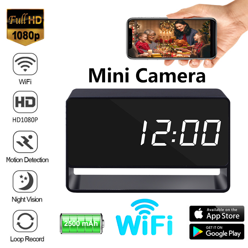 Home Cooking Videos - 1080P mini-klokcamera op afstand bekijken met
