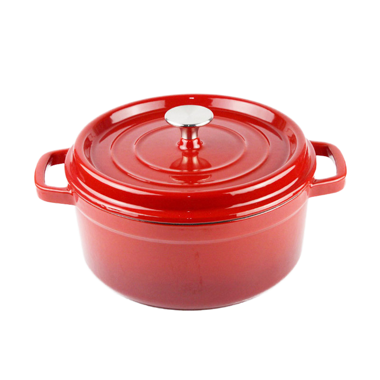 Dutch Oven Enamel - Gietijzeren emaille antiaanbak braadpan keuken kookgerei