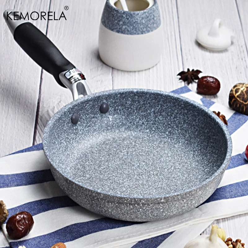 Home Cooking Gas - Duurzame Stenen Frituur Pan28/26/24/20Cm Wok Antiaanbakpan