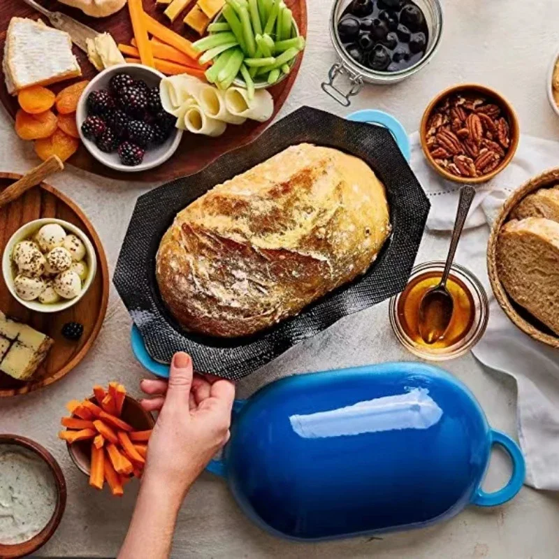 Dutch Oven Enamel - Geëmailleerde Gietijzeren Nederlandse Oven voor Zuurdesem