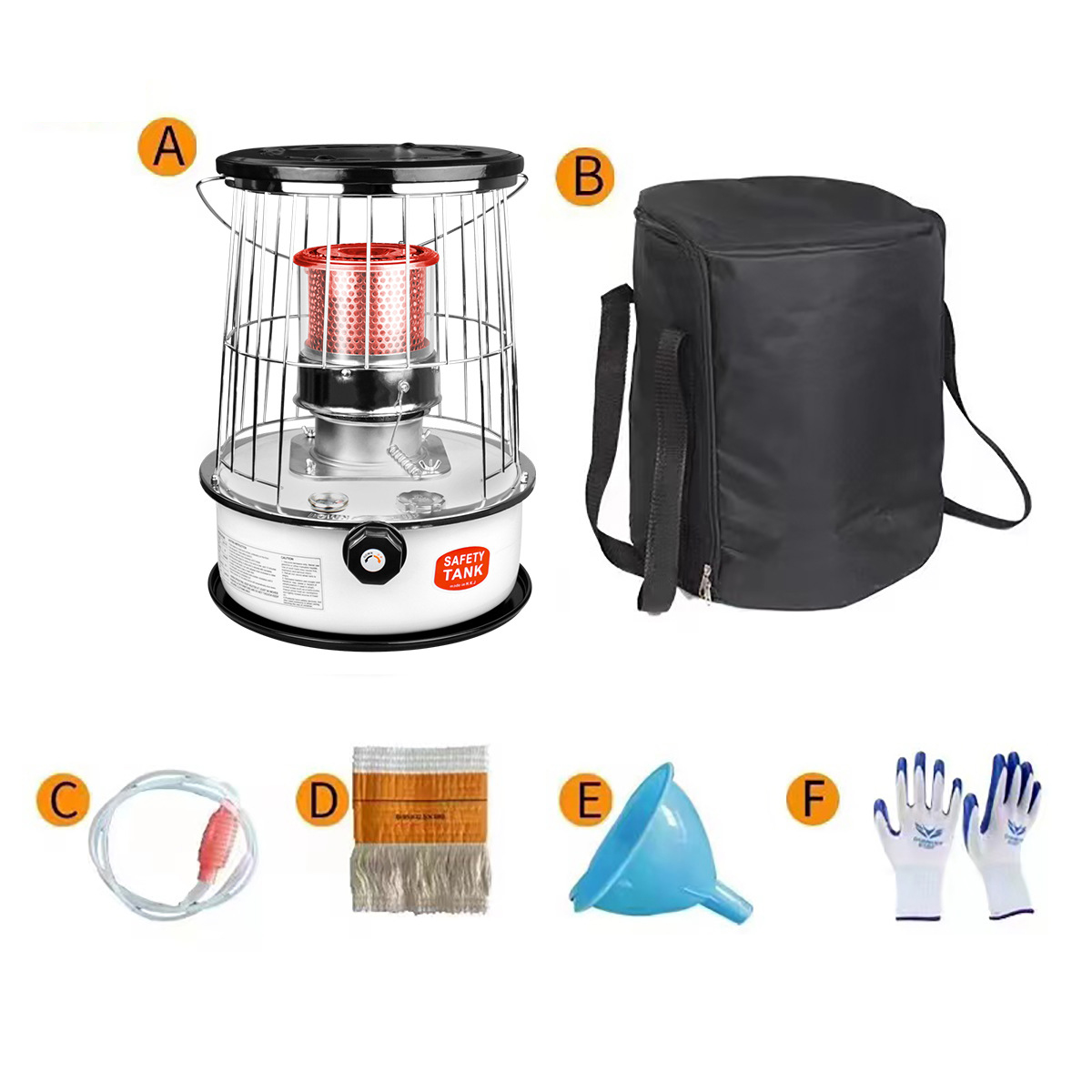 Home Cooking Heater - Hefbare Kerosine Kachel Kachel Outdoor Ijsvissen