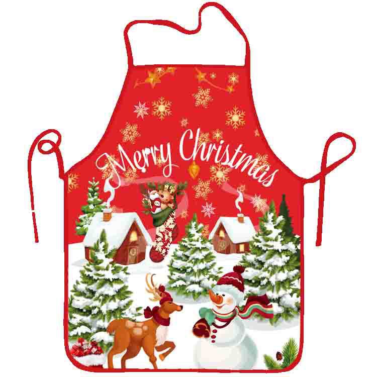 1PC Kerstman Schort Kerstboom  - Home Cooking Dinner recensie en prijs