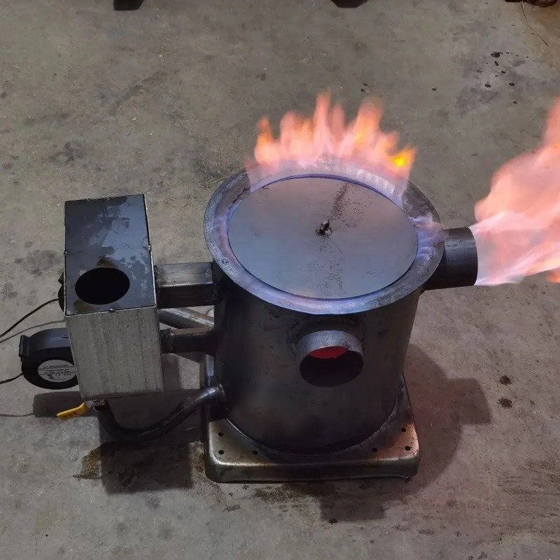 Zware afvalolie-verwarmingsove - Home Cooking Heater recensie en prijs