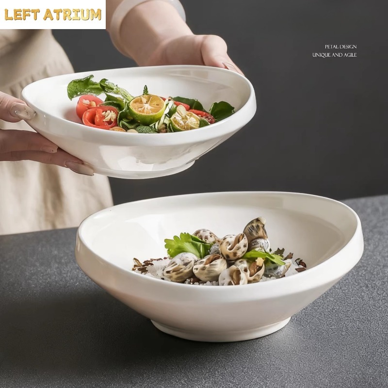 7-inch uniek gevormde witte ke - Home Cooking Dinner recensie en prijs