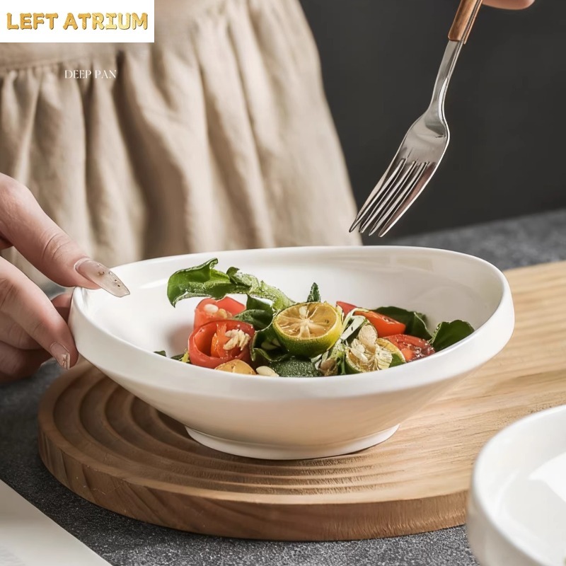 7-inch uniek gevormde witte ke - Home Cooking Dinner recensie en prijs