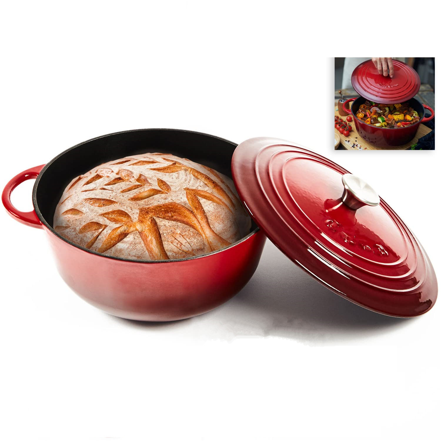 Geëmailleerde gietijzeren Nede - Dutch Oven Enamel recensie en prijs