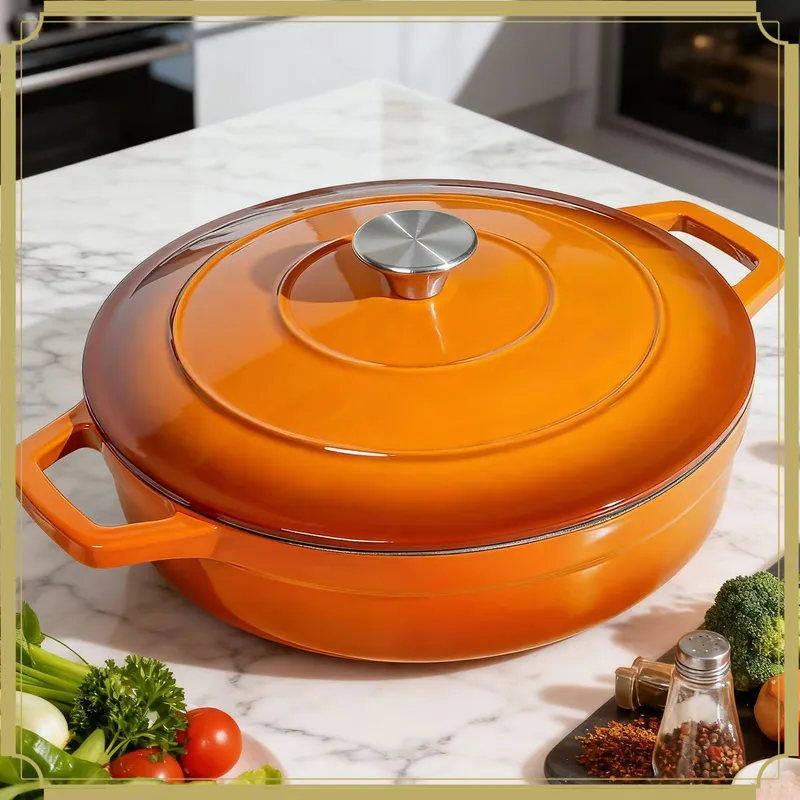 Geëmailleerde gietijzeren 28cm - Dutch Oven Enamel recensie en prijs