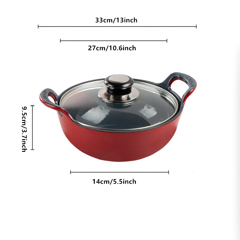 27/25cm geëmailleerde gietijze - Dutch Oven Enamel recensie en prijs