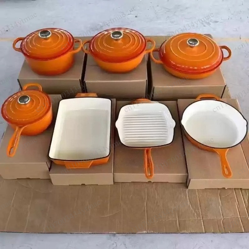 7-delige geëmailleerde gietijz - Dutch Oven Enamel recensie en prijs